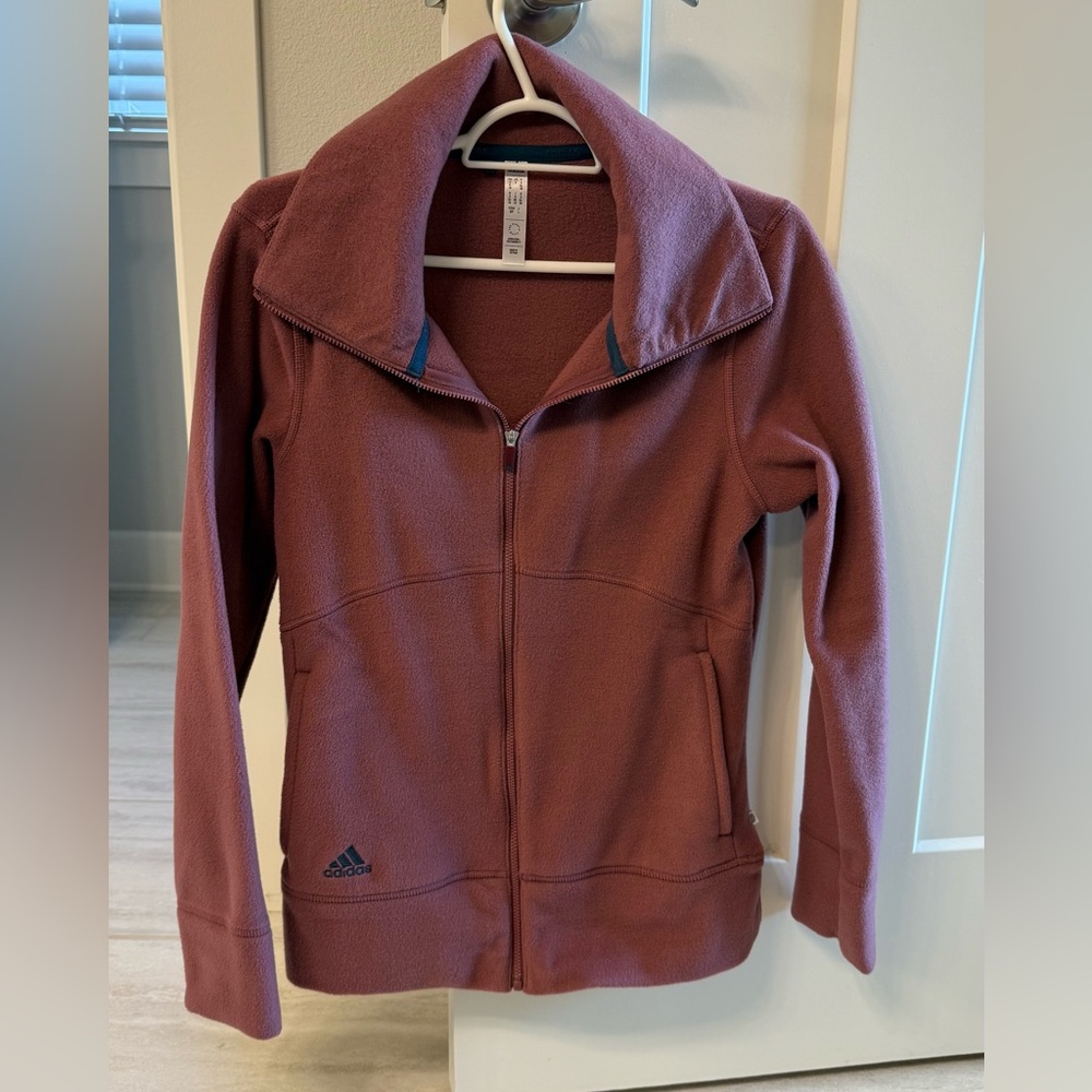 Adidas Women's Burgundy Utility Jacket